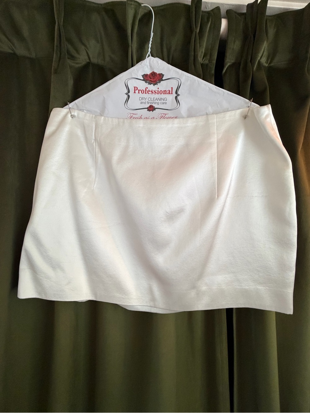 Classic White Mini Skirt - Clean Tailored Design